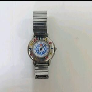 Vintage McDonald’s Watch MK-1000 Colorful Japan Quartz Stretch Band Not Tested